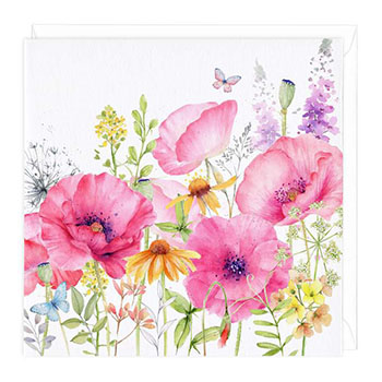 Card Poppy Meadow